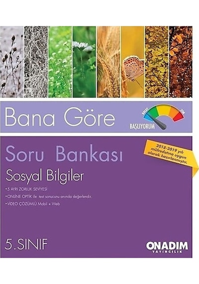 Onadım - 5.sınıf Sosyal Bilgiler Soru Bankası 2 Kitap