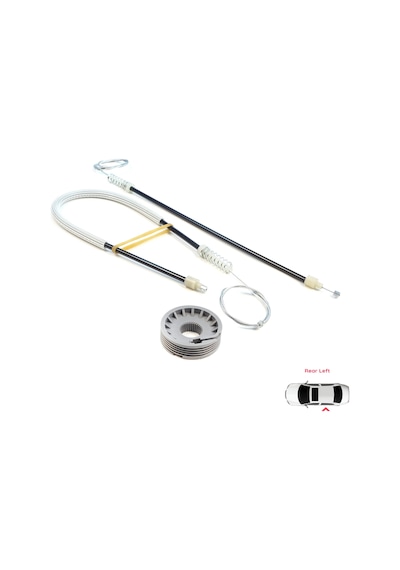 Mitsubishi Colt Czc Cabrio Rg 2006-09 İçin Arka Sol Cam Kriko Set