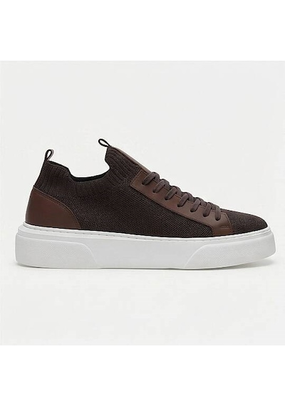 Daytex 1111-1 Erkek Full Triko Neolit Taban Sneaker Kahve Kahverengi