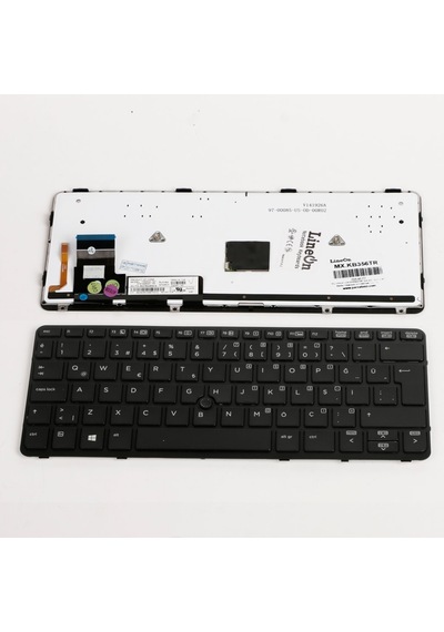 Laptopshop HP Uyumlu Elitebook 725 G2 Siyah Klavye Türkçe