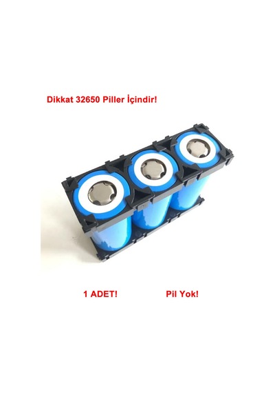 32650 3lü Pil Tutucu Birleştirici 32700 Lityum Lion Lipo Batarya Pil Yuvası