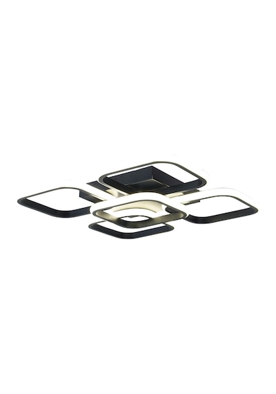 Tt302-4+1-Sy Kare Tt Aydınlatma Mat Siyah Plofonyer 5 Li Led Aviz