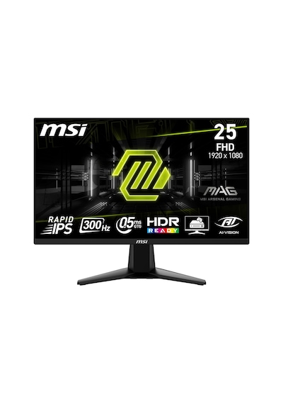 Msı Mag 255xf 24.5" 300hz 0.5ms Hdmı+dp Hdr Fullhd Freesync Ips Vesa Monitör