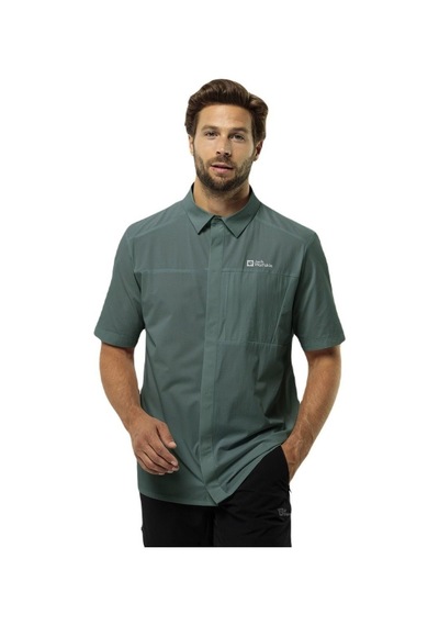 Jack Wolfskin Jack Wolfskın Vandra S/s Shırt M Jade Green Erk Gömlek 1404071-41 001