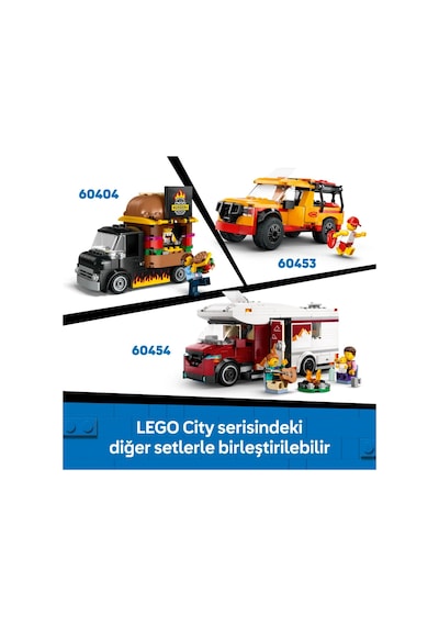 LEGO® City Donut Kamyonu 60452 - 5 Yaş ve Üzeri Çocuklar için Yaratıcı Oyuncak Yapım Seti (196 Parça)