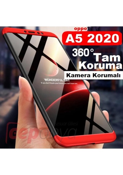 Oppo A5 2020 Kilif Zore Kamera Korumali 360 Tam Koruma Ays 409801843