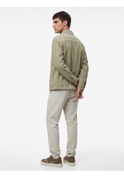 Koton Regular Fit Pamuklu Cepli Gabardin Beli Bağcıklı Yazlık Pantolon Taş 6sam40053hw