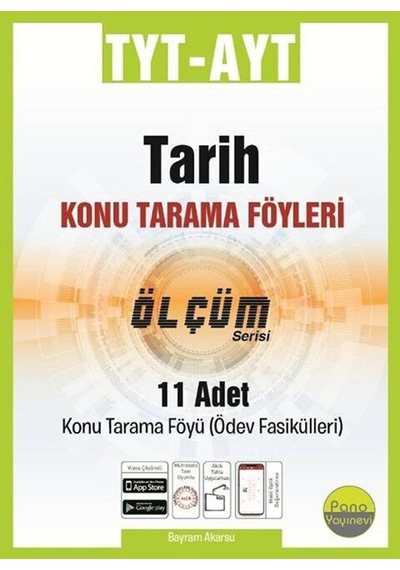 Pano Yayınları Tyt Ayt Tarih Tarama Föyleri 11 Fasikül 11X16 Say