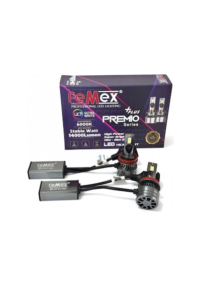 Femex Hyundai Tucson 3 Makyajlı 2018-2020 Sis Far Led Ampul Premio Plus H8