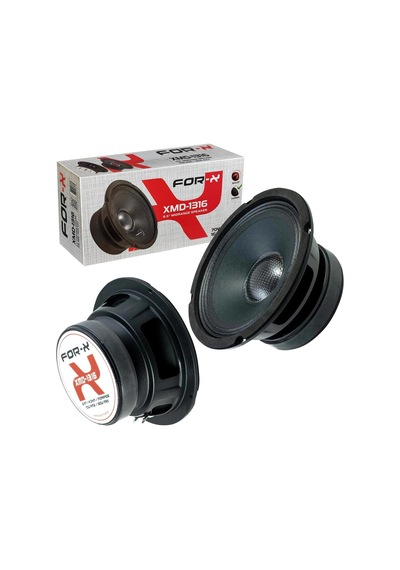 For-x Xmd-1316 Oto Mıdrange 16cm 160w 2 Adet Carbon