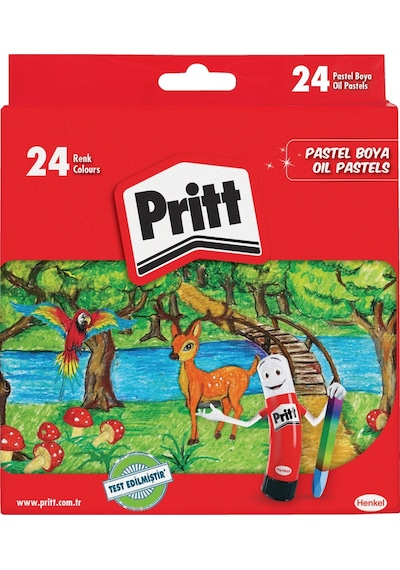 Pritt Karton Kutu Pastel Boya 24'lü