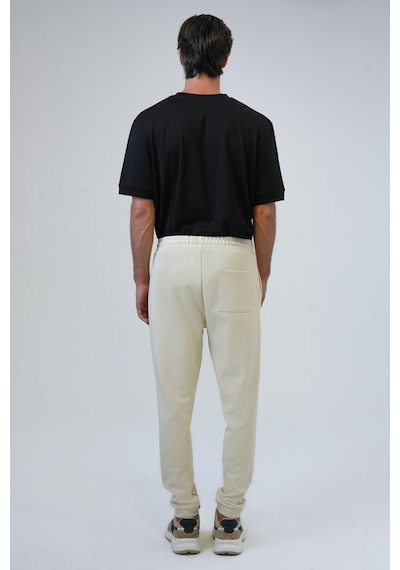 Back And Bond Bej Regular Fit Pamuklu Beli Bağcıklı Jogger Pantolon Çok Renkli
