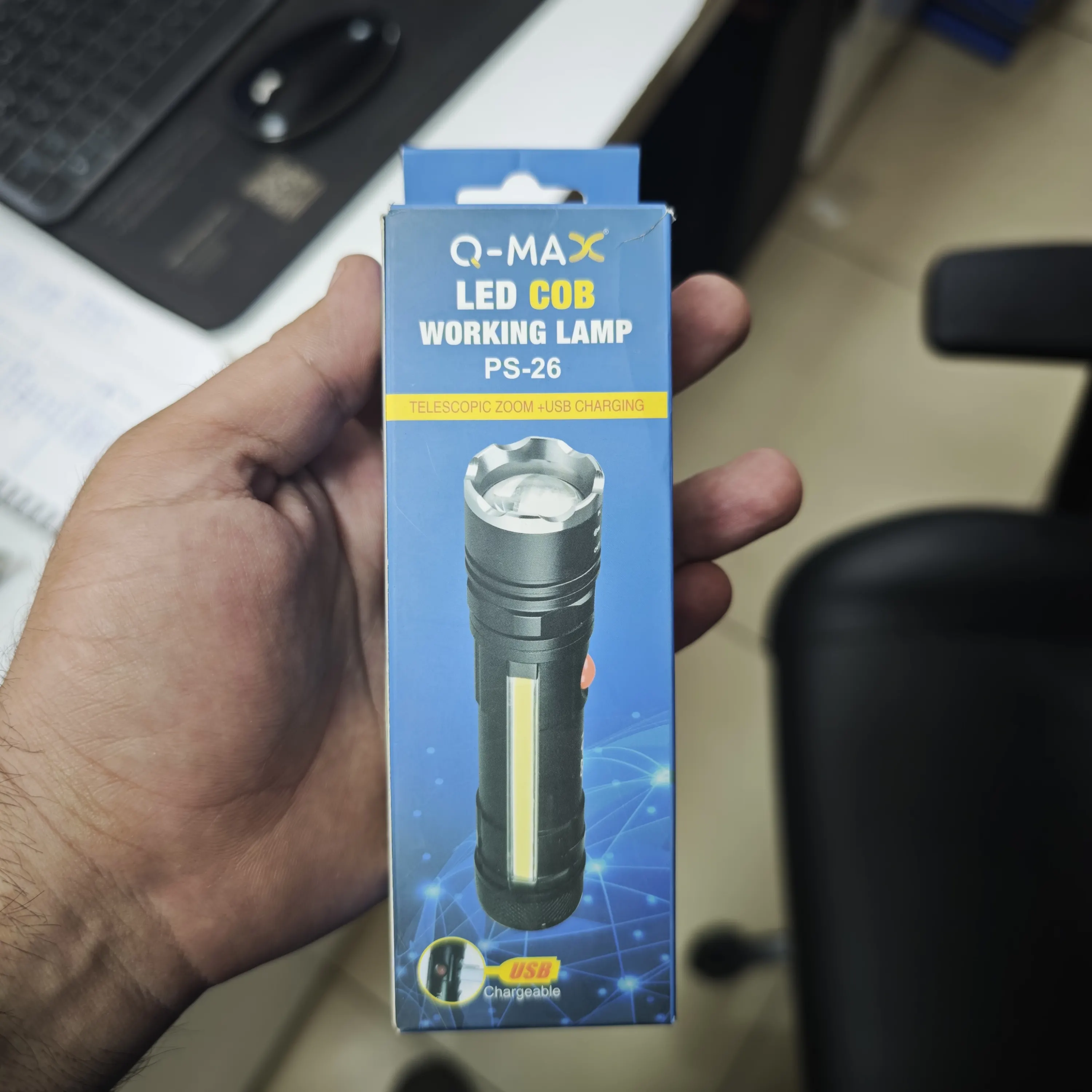 O-max Ps-26 Zoomlu El Feneri Bej - Siyah