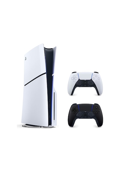 Sony Playstation PS5 Slim 1 TB Standart Edition Oyun Konsolu + 2. PS5 Kol Siyah (İthalatçı Garantili)