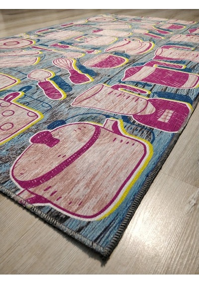Joker Halı Norm Mutfak 50-207 Mavi Pembe Mutfak Halı 95X150 Cm Joker Halı Norm Mutfak 50-207 Mavi Pembe Mutfak Halı 95X150 Cm