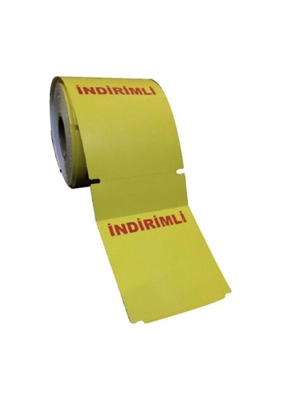 100x135 Termal Indirim Etiketi Raf Etiketi Diğer
