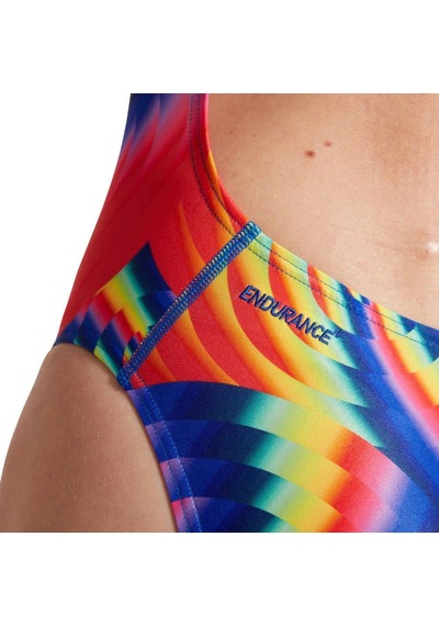 Speedo Endurance Plus Kadın Yüzücü Mayosu 8-00317316784 Çok Renkli