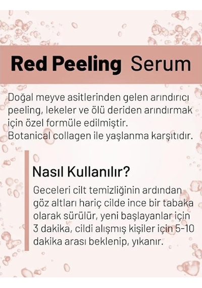 Wiwify Gözenek Sıkılaştırıcı Akne Karşıtı Botanikal Aha Bha Kolajen Peeling Serum 30ml