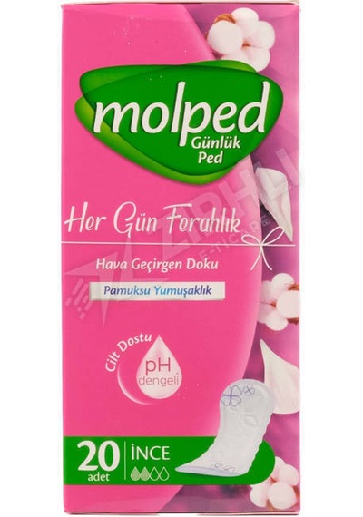 5 Adet Molped Günlük Her Gün Ferahlık 20 Li
