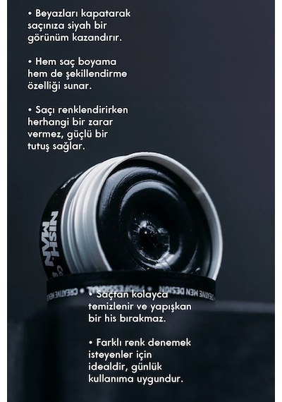 Beyaz Kapatıcı Saç Şekillendirici Wax C3 %100 Beyaz Kapama 100 Ml