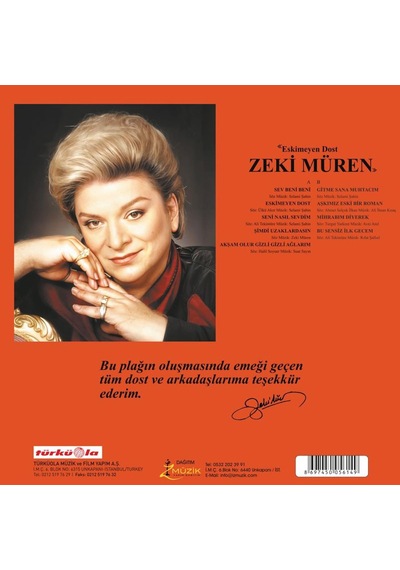 Zeki Müren - Eskimeyen Dost Renkli Plak