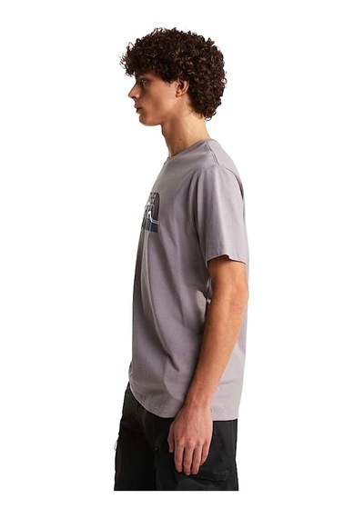 The North Face Mountain Line Regular Erkek Gri Outdoor T-shirt Nf0a8guxg7o1