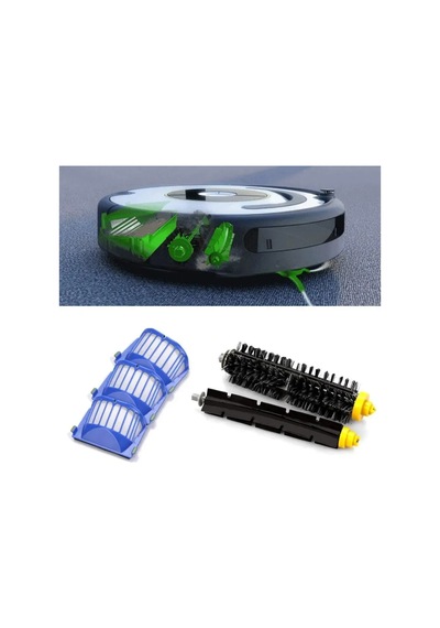 I-robot Roomba Roomba 600 675 677 692 671 694 693 691 614 615 635 676 Uyumlu Yedek Fırça Seti