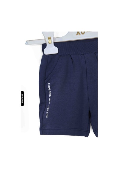 Çikoby Xo Kids Erkek Çocuk Şort Takım 6-24 Ay 30097 Yeşil - Lacivert