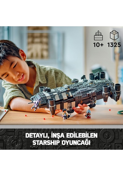 LEGO® Star Wars: Skeleton Crew  Onyx Cinder™ Uzay Aracı Seti 75374- 10 Yaş ve Üzeri Star Wars Sevenler için Oyuncak Yapım Seti (1325P)