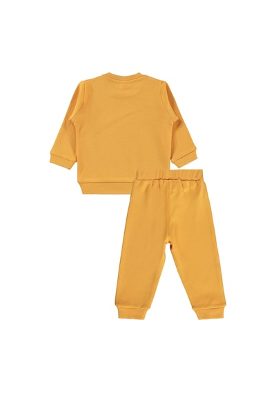 Civil Baby Space Baskılı 6-18 Ay Takım - Hardal