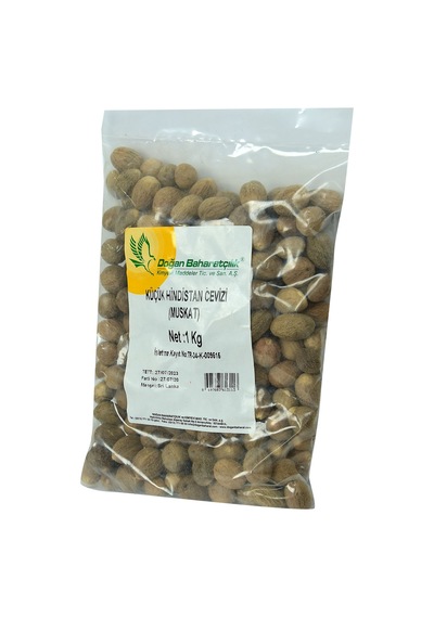 Doğan Baharatçılık Doğal Küçük Hindistan Cevizi Muskat 1 KG