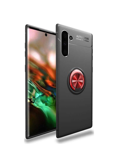 Samsung Galaxy Uyumlu Note 10 Kilif Yüzüklü Tam Korumali Silikon Kapak 417330792