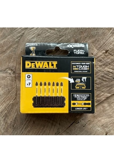 Dewalt Ph1-ph2-ph3 Yıldız Bits Uç Seti Yıldız Vida Sıkma Ucu Cobalt Set 7pcs