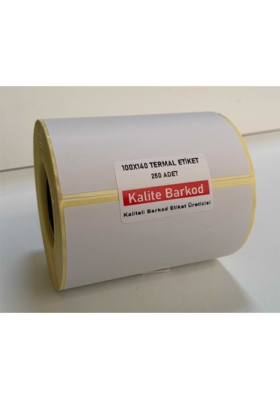 100X140 Termal Etiket Rulo Barkod Etiketi Kalite Barkod