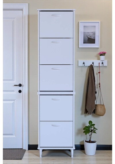 Eliusta Store Ayaklı Beyaz Ayakkabılık 52 Cm Kapı Önü/giyim Odası/antre Uyumlu Ayakkabılık 52x205x26 Cm Beyaz Eliusta Store Ayaklı Beyaz Ayakkabılık 52 Cm Kapı Önü/giyim Odası/antre Uyumlu Ayakkabılık 52x205x26 Cm Beyaz