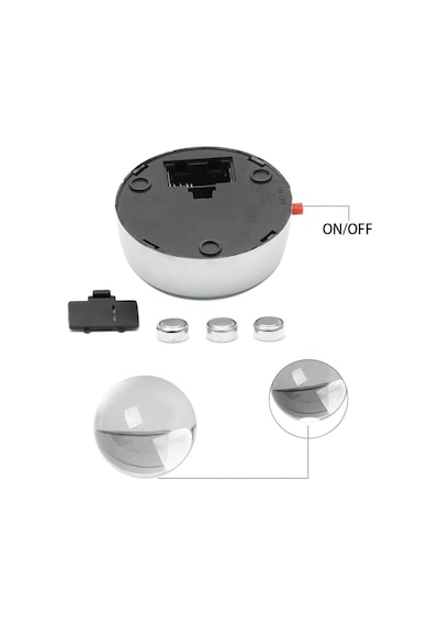 Renkli Dekoratif Renk Değiştiren Led Işıklı Cam Gezegenler Küre