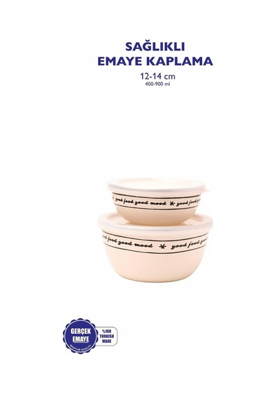 Mood 12-14 Cm Kase Seti Ocaklarda Kullanılabilir/yemek Taşımak İçin Uygun çok renkli