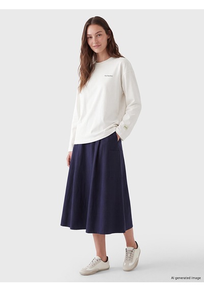 Lcw Modest Beyaz Baskılı Oversize Kadın Sweatshirt Tunik