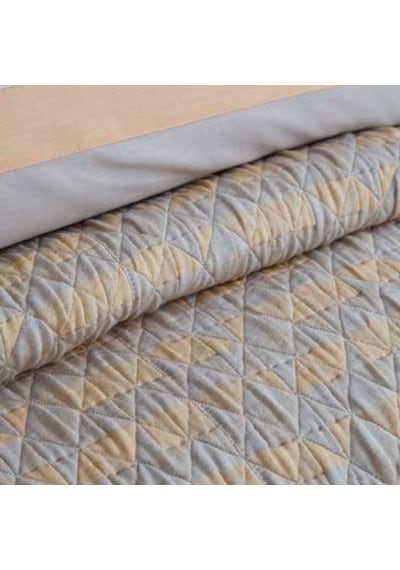 Apricitas Home Pisagor Çift Kişilik Pikeli Nevresim Takımı Bej