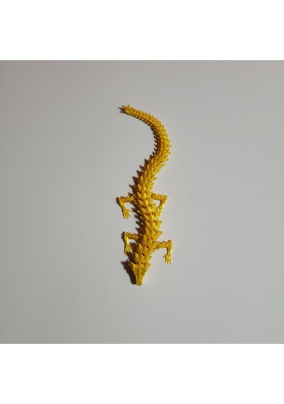 14 Cm 3d Baskı Altın Ejderha Figürü Detaylı Dekoratif Dragon Modeli Fantastik Masaüstü Süs