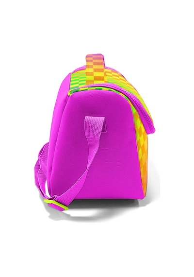 Coral High Kız Çocuk Sarı Mor Dama Desenli Isı Yalıtımlı Beslenme Çantası 37103 Sarı - Yeşil