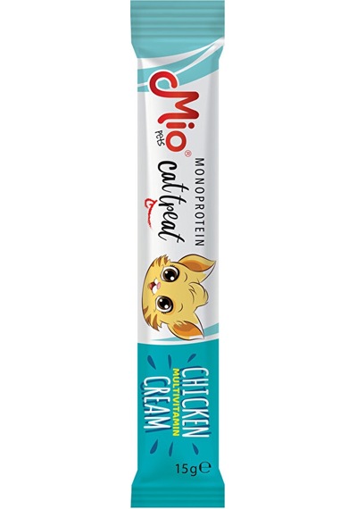 Mio Kedi Ödül Krema - Multivitamin Tavuklu 4'lü Paket
