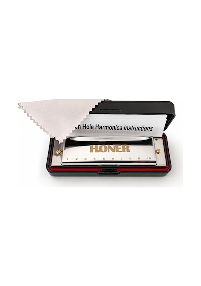 Honer H1005s Profesyonel Ağız Mızıkası Metal Gövde Gri Do - C