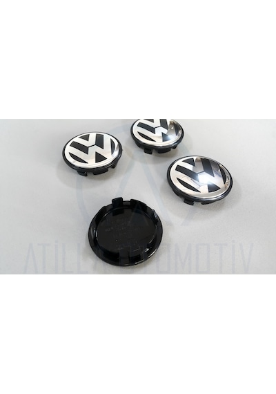 4 X Vw Jetta 1k2 2005-2011 Çelik Jant Göbek Seti 65mm