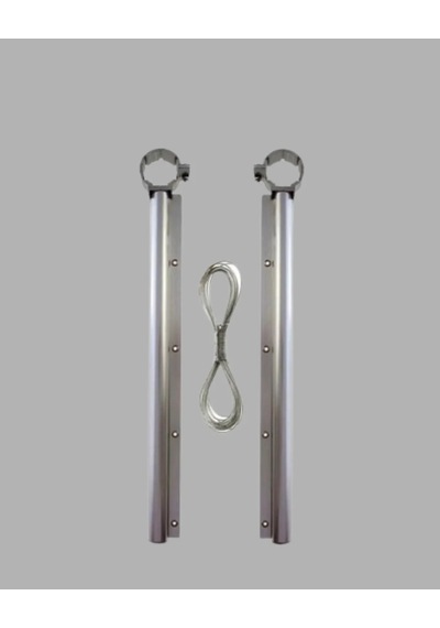 Ers 25x60 Cm Çamaşır Askılığı Kare Balkon Demiri İçin Dayanıklı Tasarım Çok Renkli