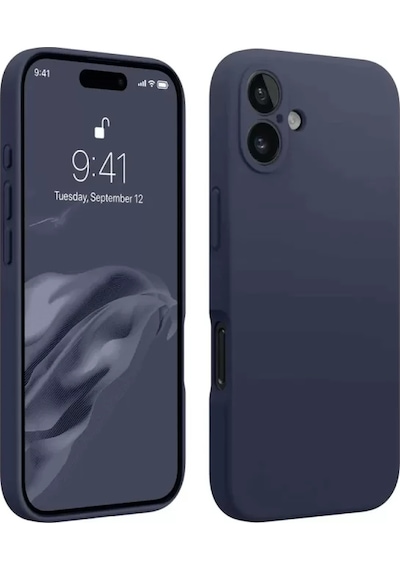 Newface Apple İphone 16 Kılıf First Silikon - Lacivert