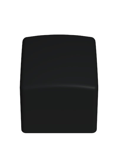 Cateksss 25x25 Mm Dış Profil Pabucu Siyah - 42 Li Paket