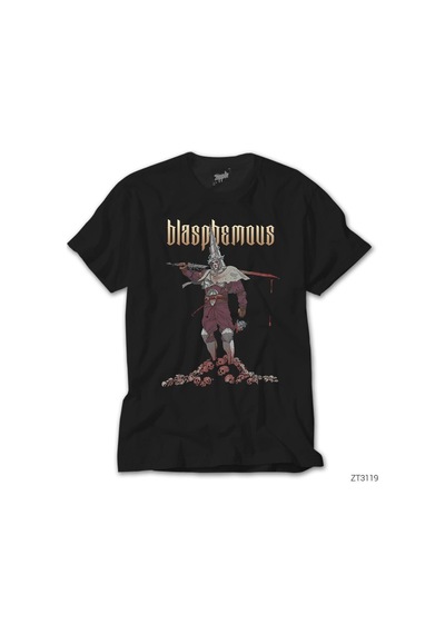 Blasphemous Siyah Tişört Siyah