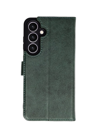 Samsung Galaxy Uyumlu A27 5g Kılıf Deri Deluxe Cüzdanlı Kapaklı Case Yeşil