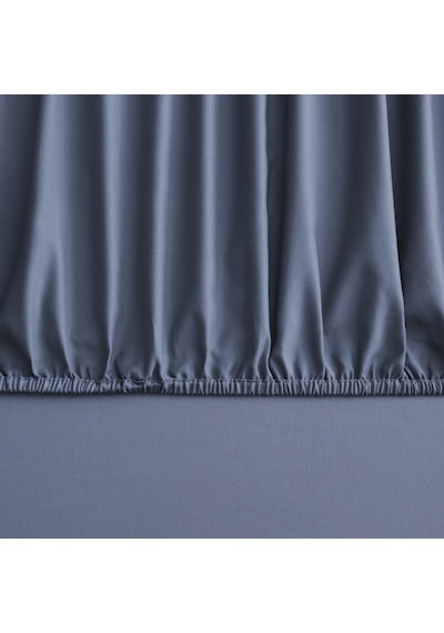 Linens Mix&match Pamuk Saten Queen Size Lastikli Çarşaf İndigo